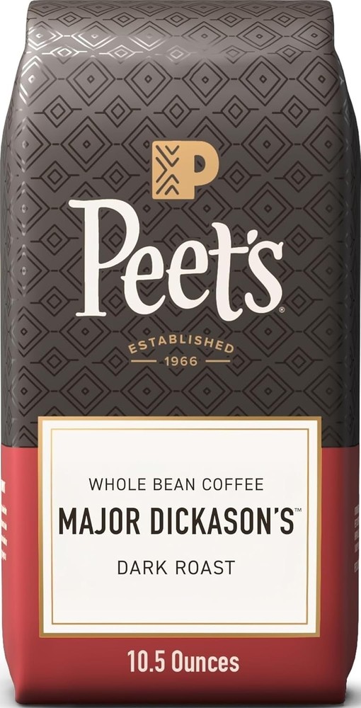 Dark Roast Arabica Coffee Beans Whole Bean Major Dickason’s Blend 10.5oz