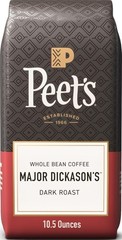 Dark Roast Arabica Coffee Beans Whole Bean Major Dickason’s Blend 10.5oz