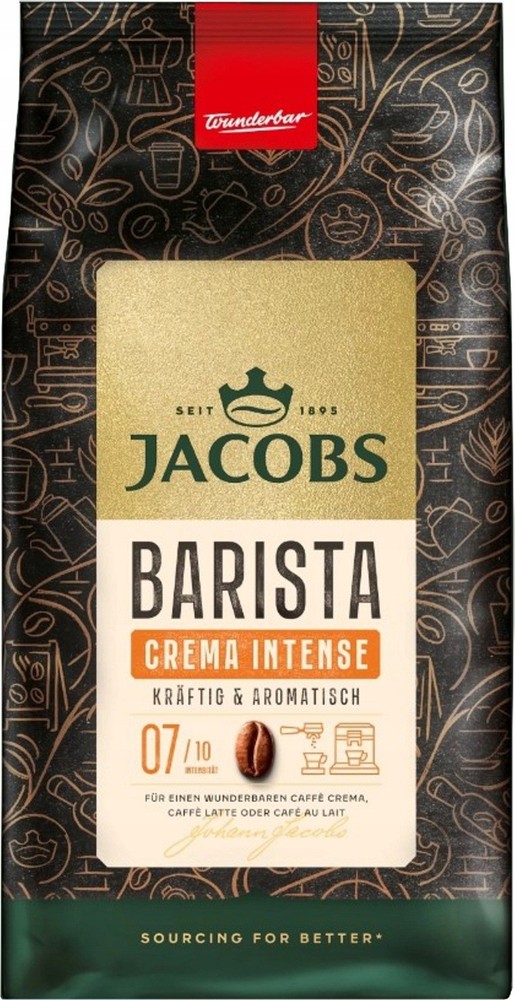 Jacobs Barista CREMA INTENSO Coffee Beans 1000g / 1kg / 35.3oz