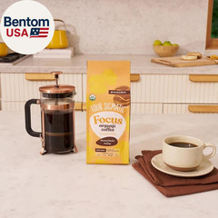 Dark Roast Organic Whole Bean Coffee | Whole Beans Coated with Lion’S Mane, Chag