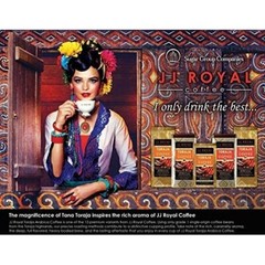 JJ Royal Coffee Indonesia Coffee Toraja Arabica 200g Pack of 2