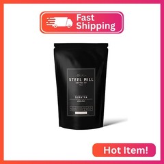 Steel Mill Coffee Co. Fair Trade Organic Sumatra Coffee – 12 oz Whole Bean, Dark