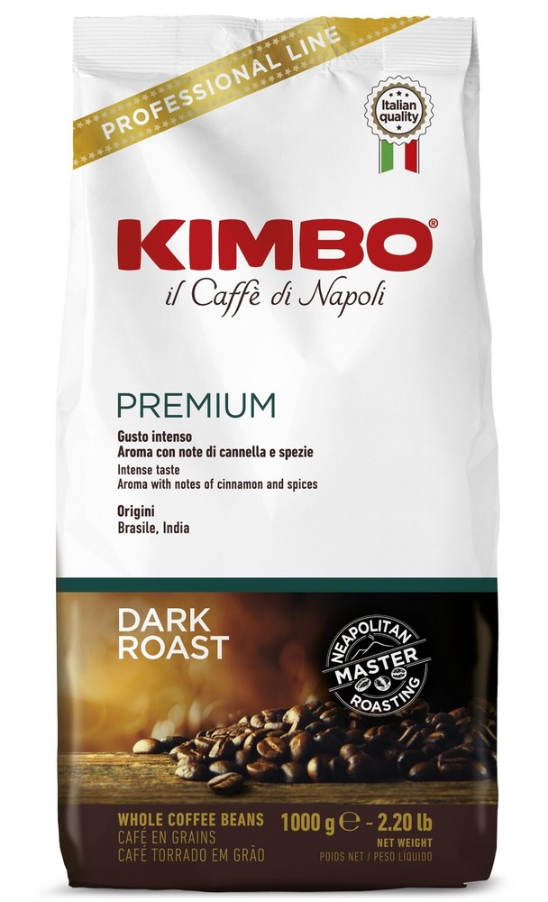 KIMBO Premium Coffee Beans 1000g / 1kg / 35.3oz