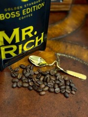Mr.Rich, Boss Edition Coffee, Organic Roasted Whole Bean Coffee, 100% Arabica, D