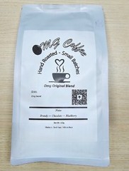 OMG Coffee Whole Bean Espresso – Brandy, Chocolate, and Blackberry Infused – Med