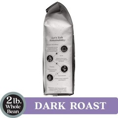 Dark Roast Whole Bean Coffee Sumatra Blend 2 Lb