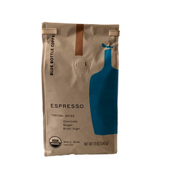 Blue Bottle Coffee Organic Whole Bean Coffee Espresso Dark Roast — 12 Oz