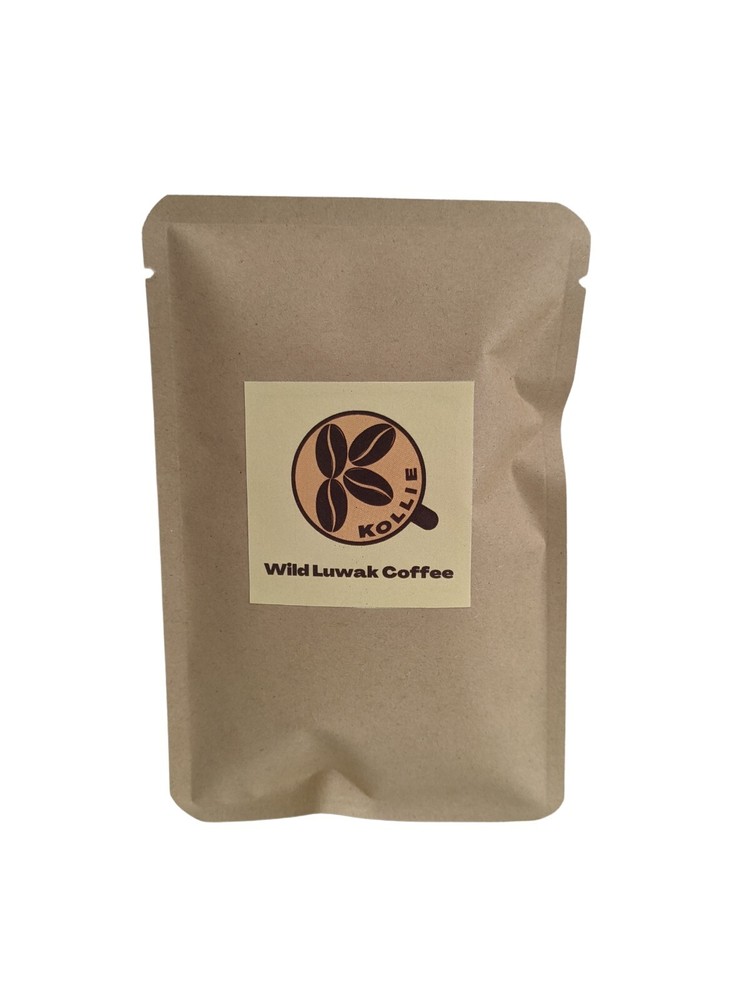 Kollie Kopi Luwak Coffee Beans Medium Roast (1.76 oz / 50 grams)