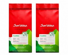 Juan Valdez Cumbre GROUND Coffee, Dark Roast 12 oz each 2 PACK