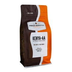 Kenya AA Whole Bean Coffee 12oz Med-Dark Roast Kosher Gourmet Arabica