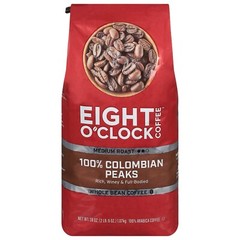 Eight O’Clock Whole Bean Coffee, 100% Colombian Peaks (38 oz.)