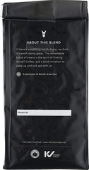Coffee, Kick Ass, Dark Roast, Whole Bean, 10 Oz – Certified Organic, Fairtrade,