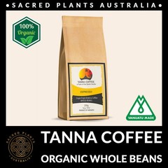 TANNA COFFEE 250g | Organic Whole Beans Espresso Dark Medium Roast Rare Vanuatu
