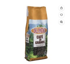 Del Patio Coffee Medium Roast Whole Beans 2.2 lb – 100% Pure Puerto Rican Coffee