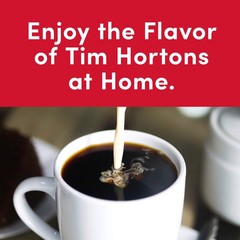 Tim Hortons Whole Bean Original, Medium Roast 12 Ounce (Pack of 6), Red