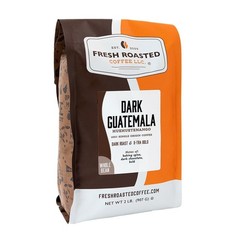 Dark Guatemala Huehuetenango Whole Bean Coffee – Fresh Roasted, Dark Roast, 2 lb