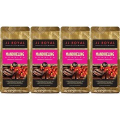 JJ Royal Coffee Indonesia Coffee Mandheling Arabica 200g Pack of 4