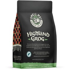 Bones Coffee Company Highland Grog, Butterscotch Caramel 12 Ounce (Pack of 1)