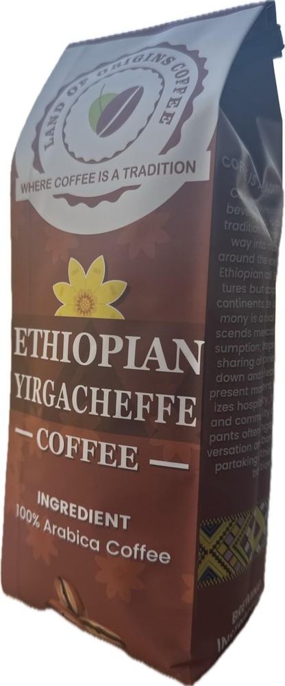 ETHIOPIAN YIRGACHEFFE Whole Beans coffee, medium roast, single origin,100% Ar…