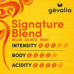 Gevalia Signature Blend Mild Roast K-Cup Coffee Pods, 22 7.6 Oz (Pack of 1)