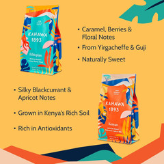 Whole Bean Coffee Combo – Kenyan, Ethiopian, Safari & Serengeti