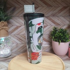 ⭐️NWT⭐️2024 Starbucks x Alison Bremner Alaska Artist Wood Carving Venti 24oz