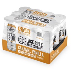Black Rifle Coffee Company Espresso Caramel Vanilla 300, 15 Fluid Ounce, 12 Pack
