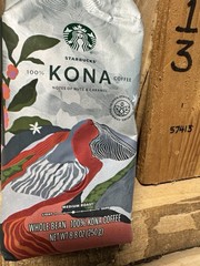 2025 Starbucks KONA Coffee Whole Bean 100% Kona Hawaii 8.8oz Bag Medium Roast