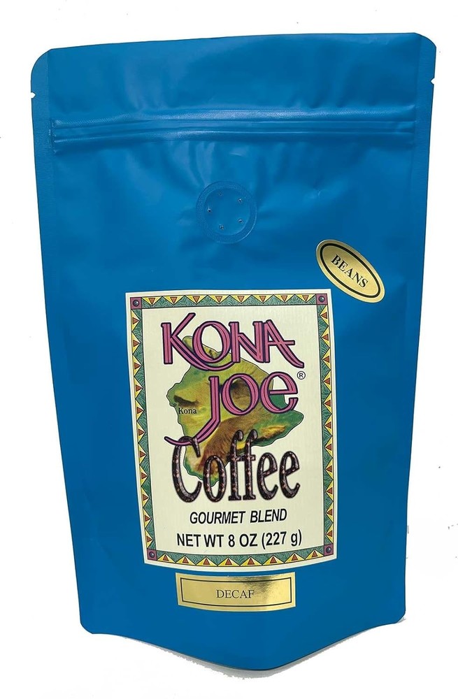Gourmet Decaf Medium Roast Whole Bean Coffee Blend, 8 oz Coffee Beans