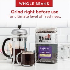 2lb Bag of Eco-Friendly Hazelnut Crème Whole Bean Coffee – Medium Roast Delight