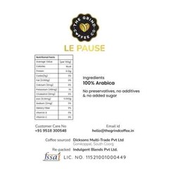 The Grind Coffee Co. | Le Pause | 250 g | Whole Bean Free Shipping World Wide