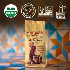 Mayorga Organic Coffee 2lb Artesano Blend – Medium Roast 32 Ounce (Pack of 1)