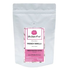 French Vanilla Flavored Coffee, Medium Roast Whole Bean, Fresh Roasted12 oz