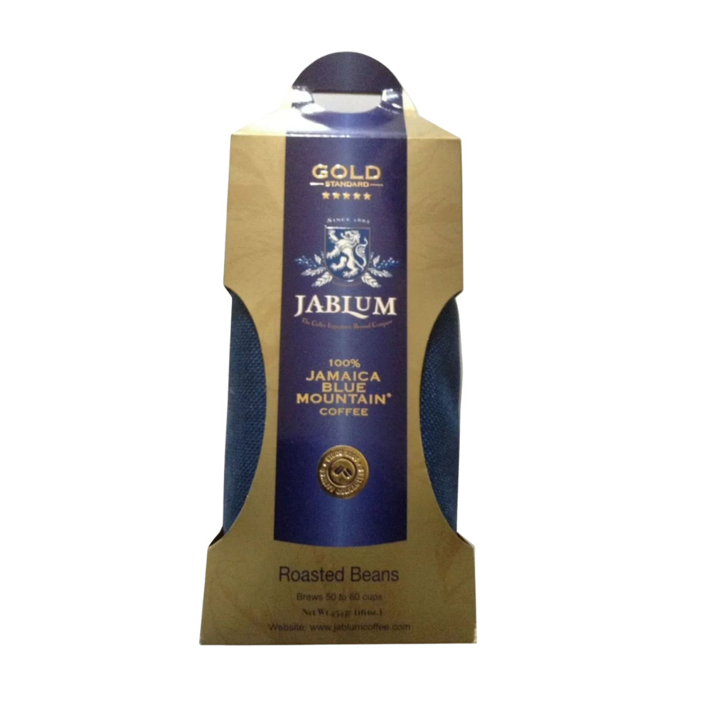 Jamaican blue mountain coffee Jablum Gold 100% 16oz – Whole Bean
