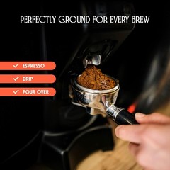 Whole Bean Decaf Coffee, Medium Roast 12 oz Bag, Chemical-Free Specialty Deca…