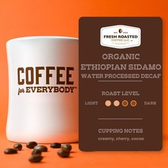 Ethiopian Sidamo SWP Decaf | Organic Single Origin Coffee | Fresh Roasted Coffee