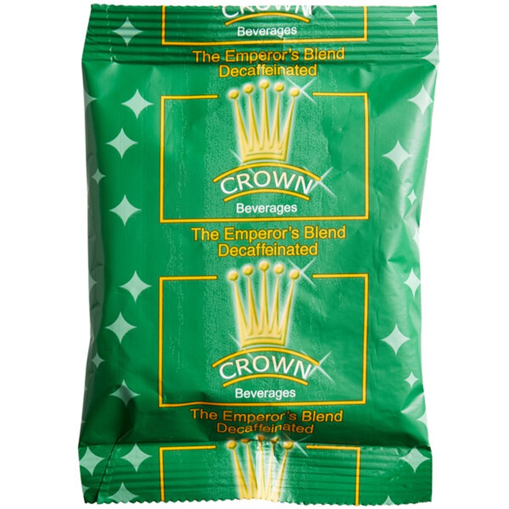 Crown Beverages Emperor’s Blend Decaf Coffee Packet 2 oz. – 80/Pieces
