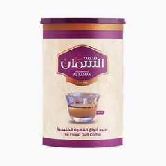 al samman coffe 450 grams with cardamon and saffron قهوة السمان مع هيل و زعفران
