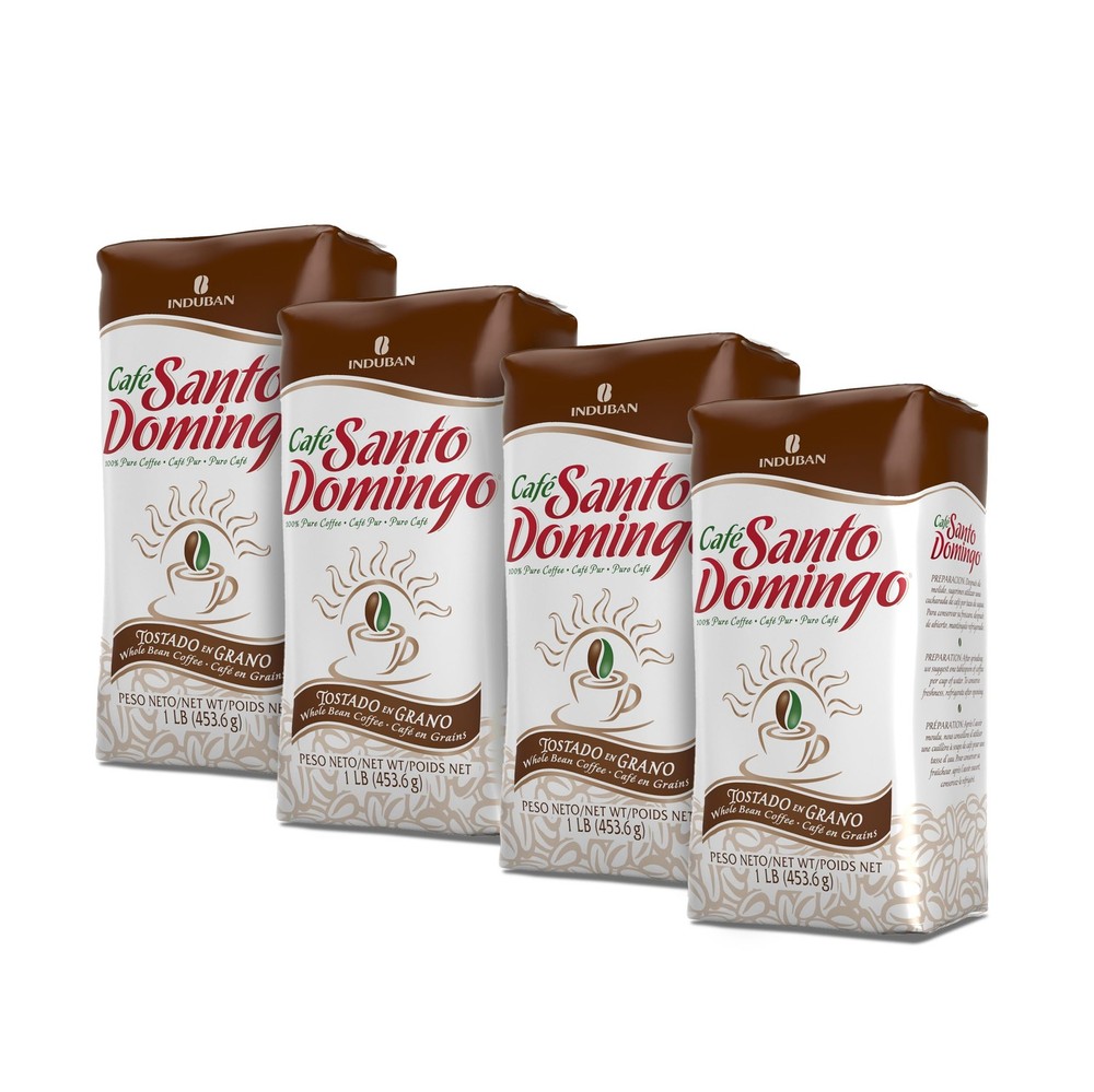 Santo Domingo Coffee, 16 oz Bag, Whole Bean Coffee, Medium Roast – Product from