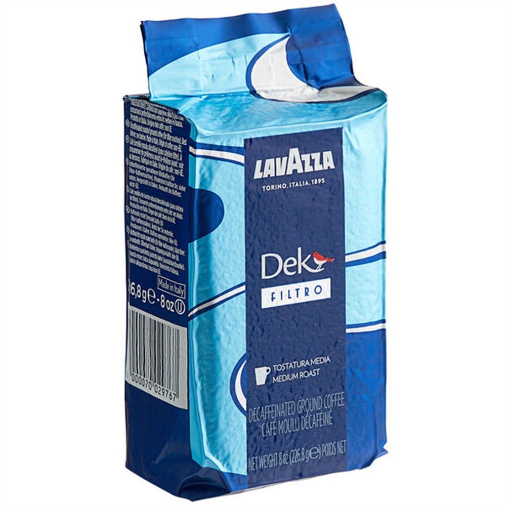 Lavazza Dek Filtro Decaf Coarse Ground Coffee 8 oz.
