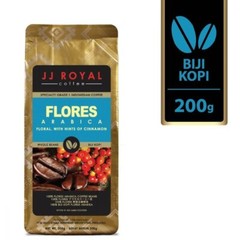 JJ Royal Coffee Indonesia Coffee Flores Arabica 200g Whole Beans or Ground