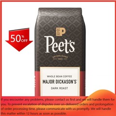 Peet’s Major Dickason’s Blend Dark Roast Whole Bean Coffee – 10.5oz