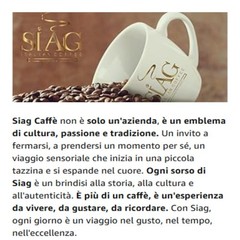 Coffee SIAG Grani Linea ITALIAN COFFEE Blend LAPILLI Envelopes 1 kg Espresso Naples