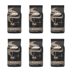Medium Roast Espresso Whole Bean Coffee, 100% Arabica, 2.2 Lbs, 6 Pack