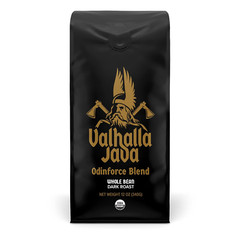 Co. Valhalla Java Odinforce Blend – Whole Bean Dark Roast – Extra Kick of Caf…