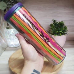 🌈NEW🖤 Starbucks X Shae Anthony 2024 Neon Multicolor Target Hot Cup Tumbler