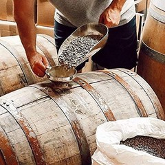 Signature Bourbon Barrel Aged Coffee – 10oz Brazilian Medium Roast Elegance
