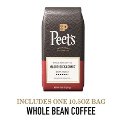 Indulge in Major Dickason’s Blend – Dark Roast Whole Bean Coffee, 10.5 Oz