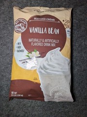 Big Train Vanilla Bean Blended Creme Mix 3.5 Lb Hot Iced Blended Frappes