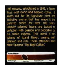 CAFE YAUCONO, MEDIUM ROAST WHOLE BEAN COFFEE (2 BAGS of 2 Pounds)